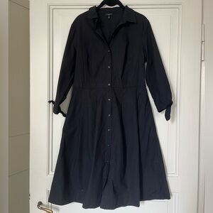 Talbots Button Up Work Dress Summer